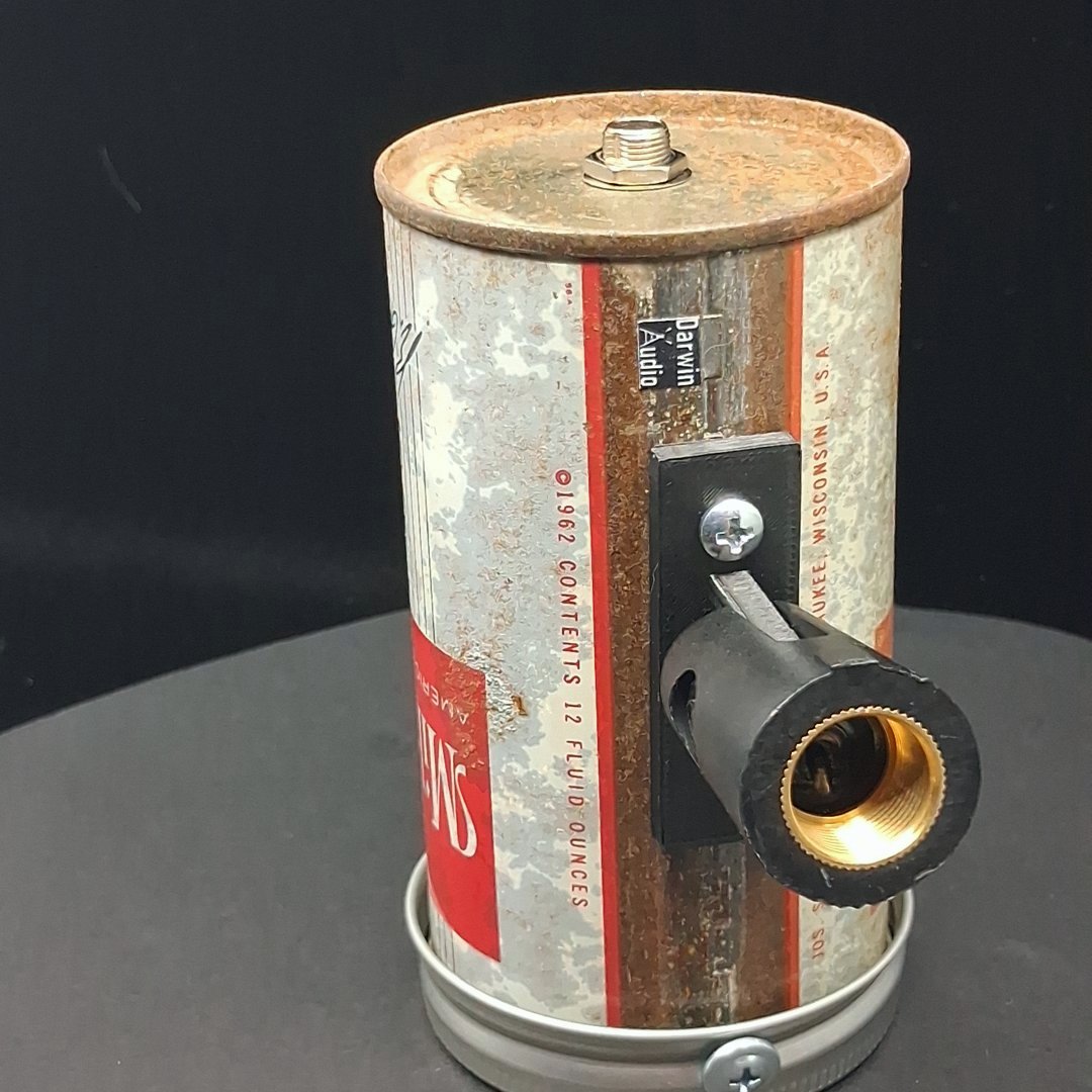 Lo Fi Beer Can Microphone - Old Milwaukee