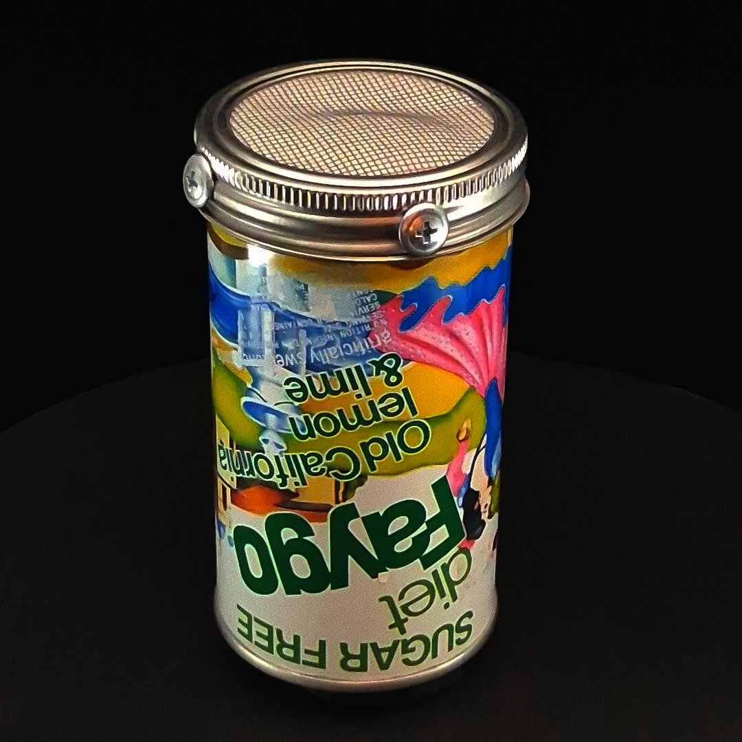 Lo Fi Soda Can Microphone - Faygo California Lemon Lime
