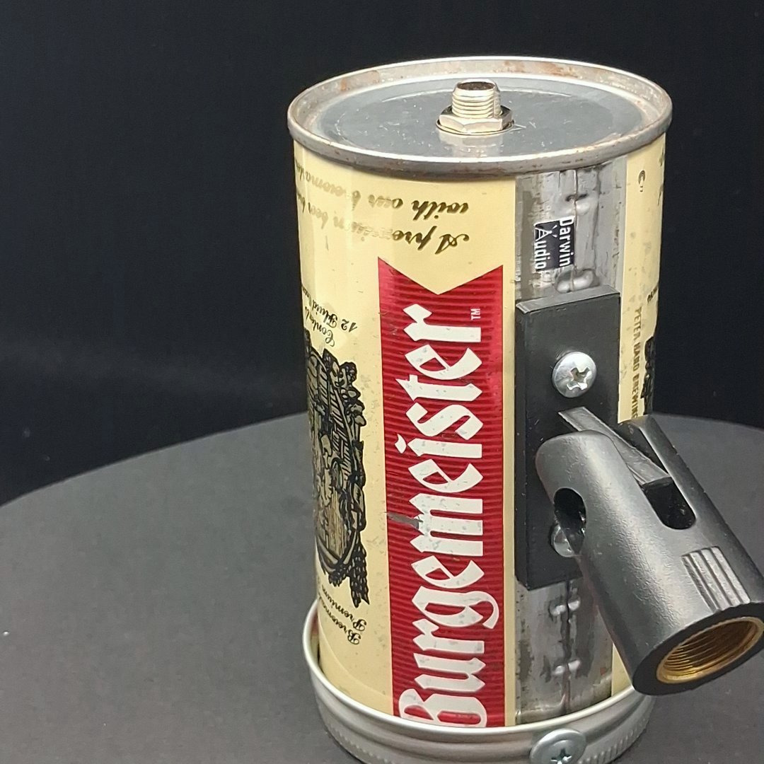 Lo Fi Beer Can Microphone - Chicago Burgermeister