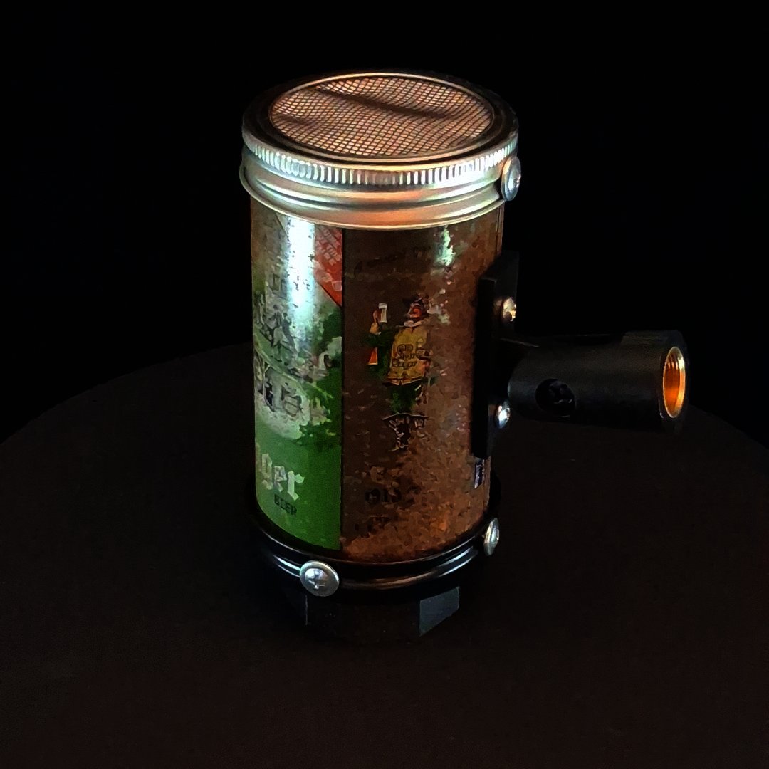 Lo Fi Beer Can Microphone - Grenadier Heileman's Old Style
