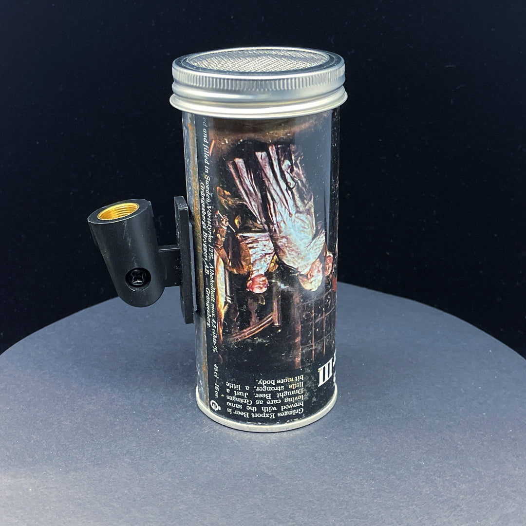 Lo Fi Beer Can Microphone - Sweden Gränges Reading Den