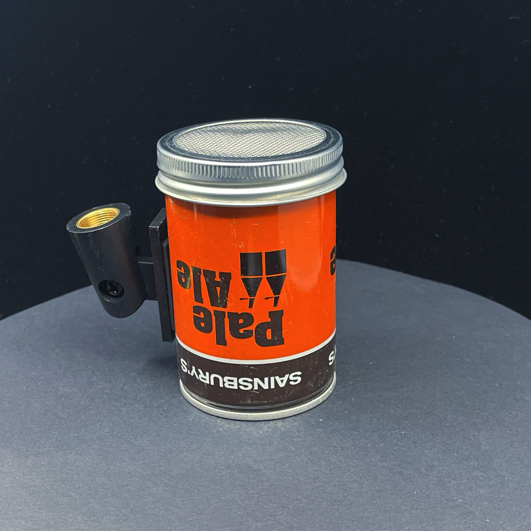Lo Fi Beer Can Microphone - London Sainsbury's Pale Ale