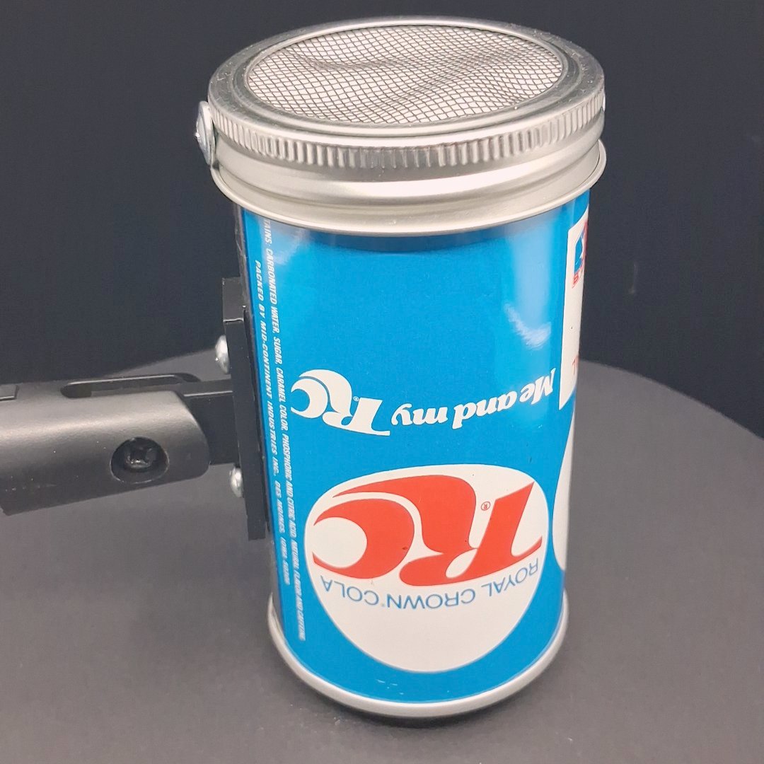 Lo Fi Soda Can Microphone - 1977 RC Cola JC Chicago Cubs