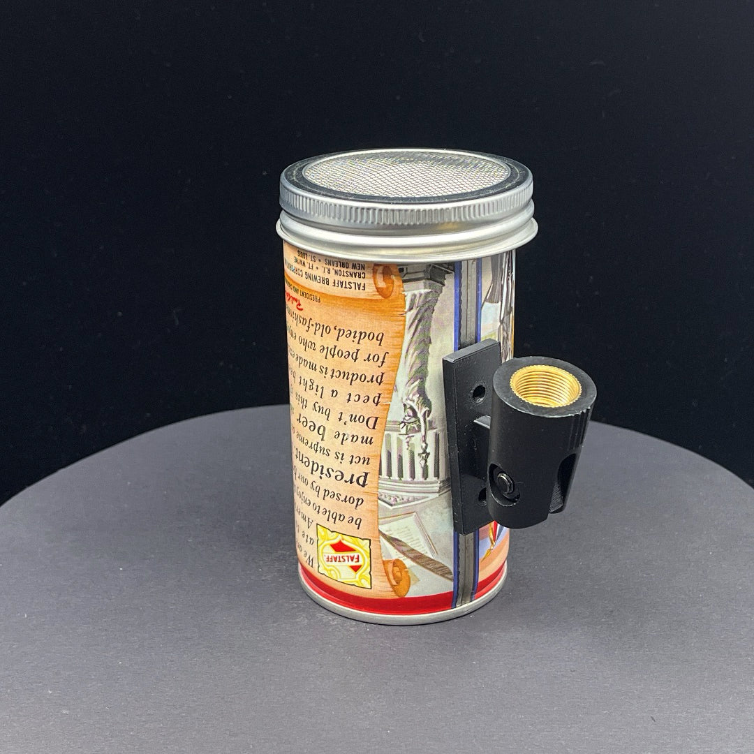Lo Fi Beer Can Microphone - Falstaff George Washington