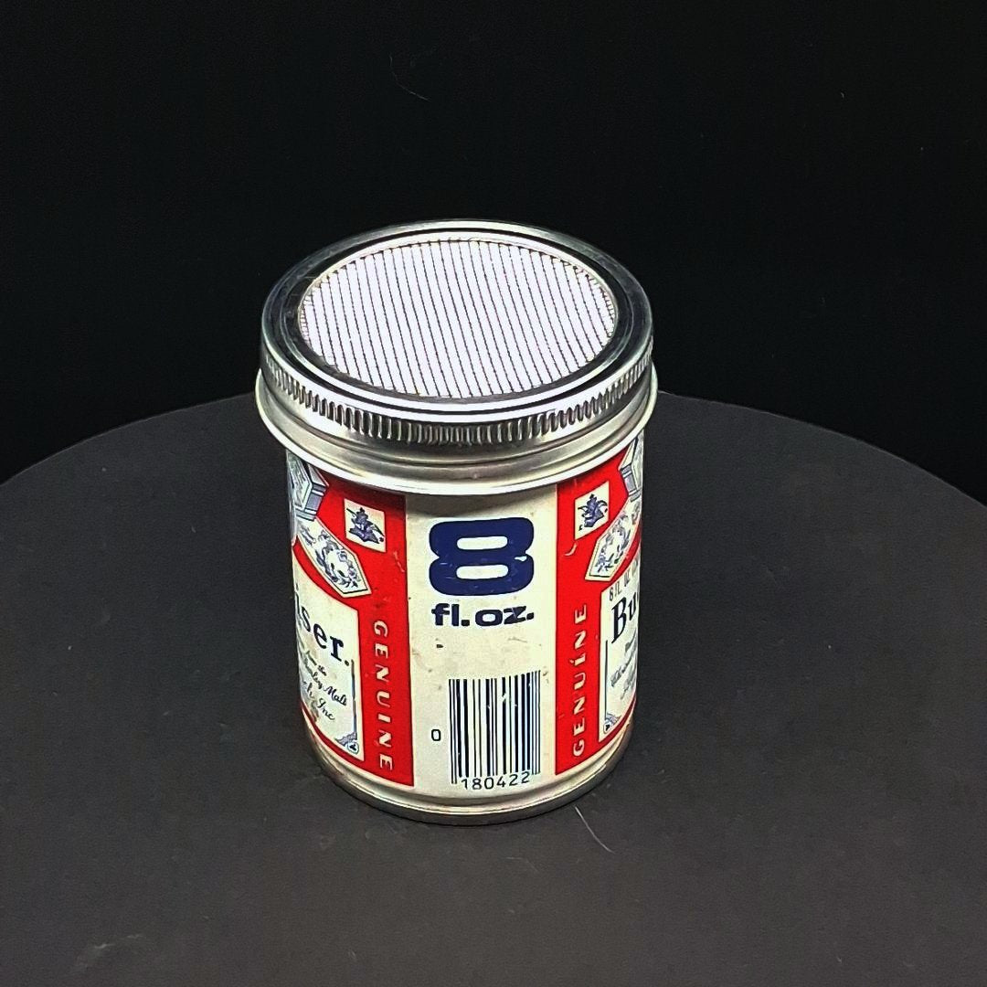 Lo Fi Beer Can Microphone - Tiny 8 oz Budweiser