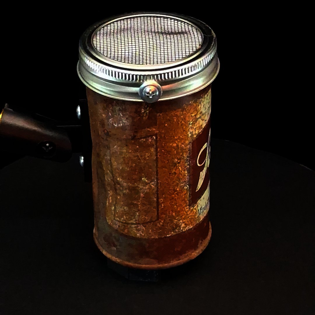Lo Fi Beer Can Microphone - Rusty Schlitz
