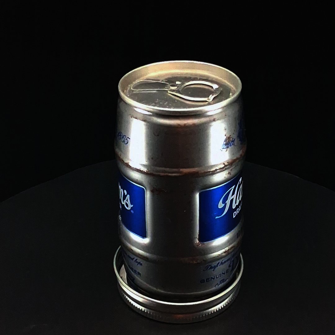 Lo Fi Beer Can Microphone - Hamm's Keg