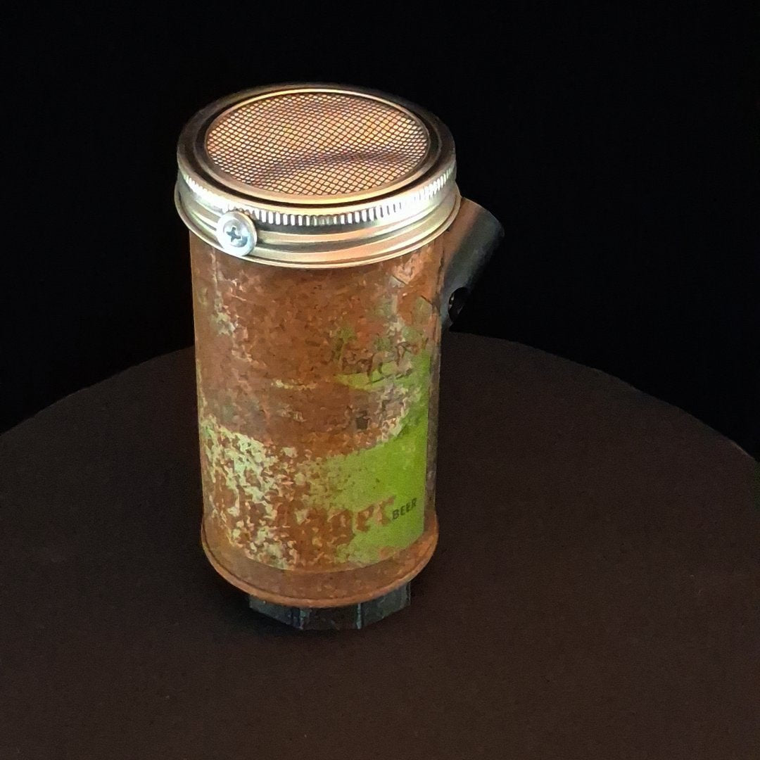 Lo Fi Beer Can Microphone - 1960s Heileman's Old Style