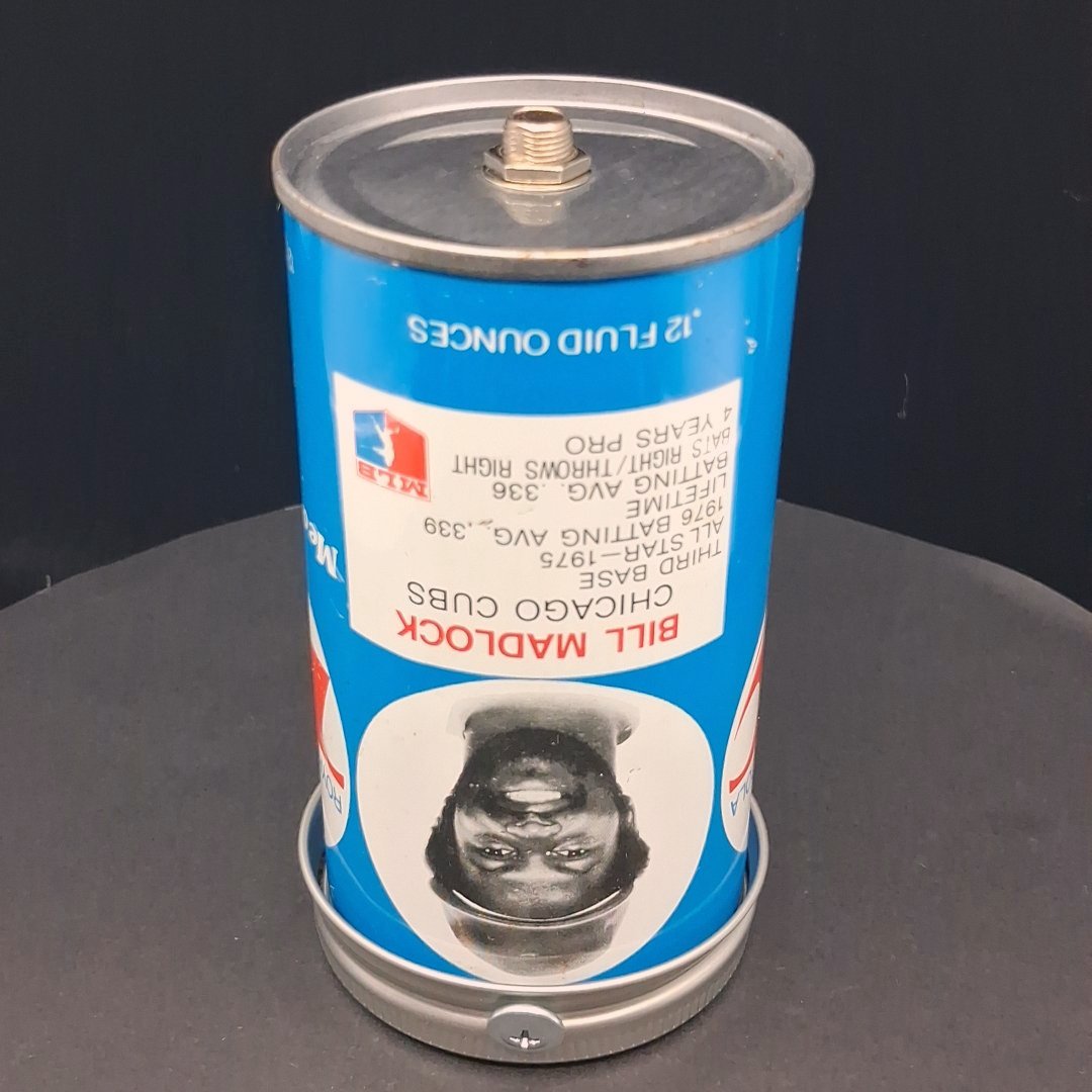Lo Fi Soda Can Microphone - 1977 RC Cola BM Chicago Cubs