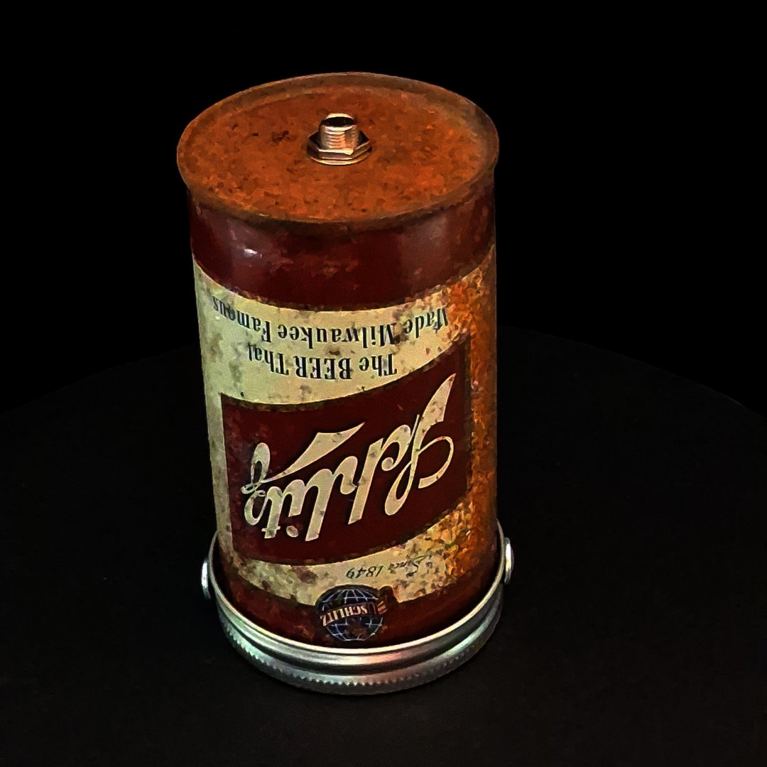 Lo Fi Beer Can Microphone - Rusty Schlitz