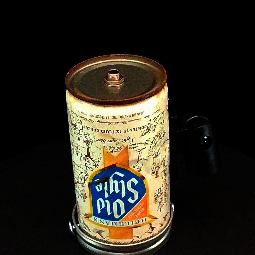 Lo Fi Beer Can Microphone - Vintage Heileman's Old Style