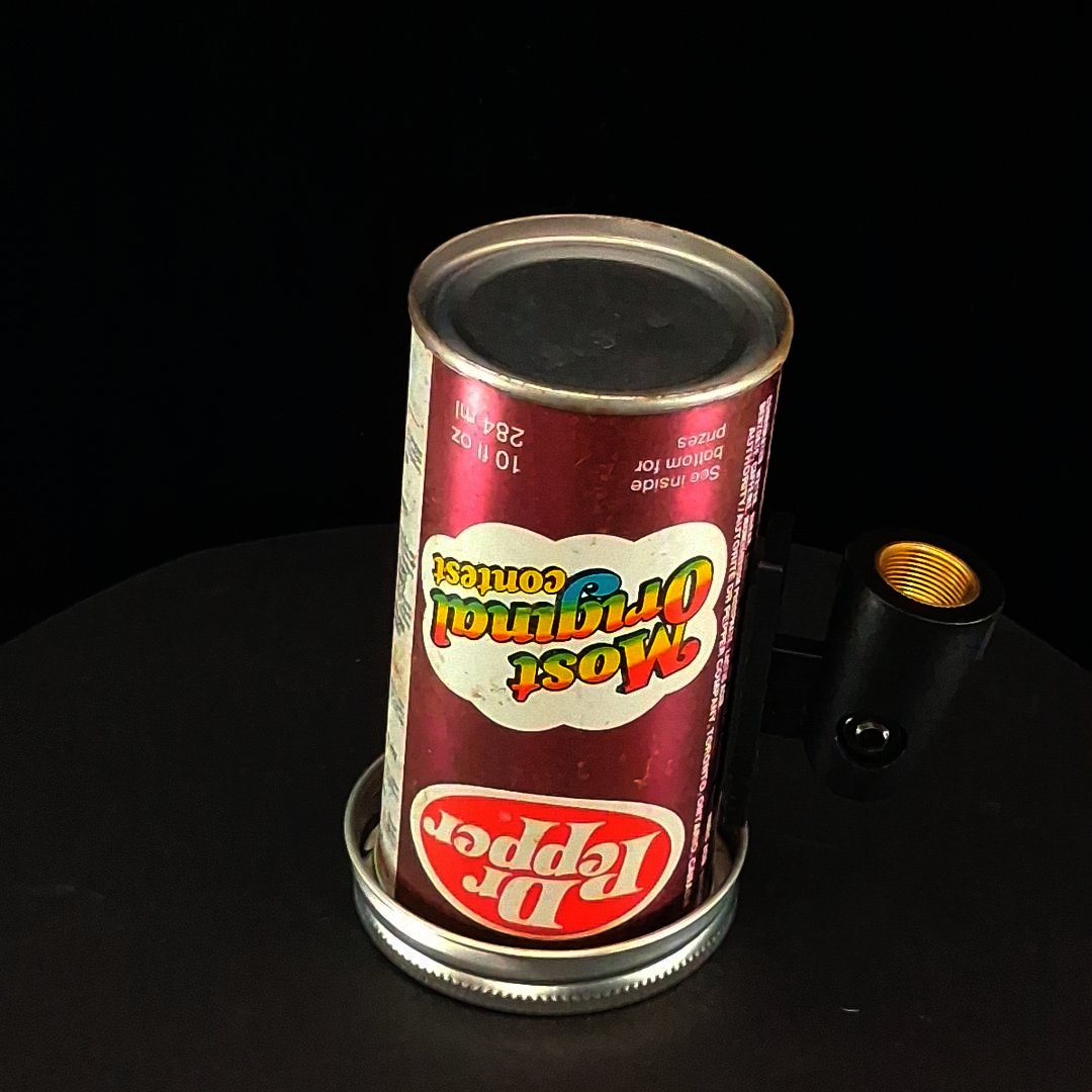 Lo Fi Soda Can Microphone - English and French Dr. Pepper