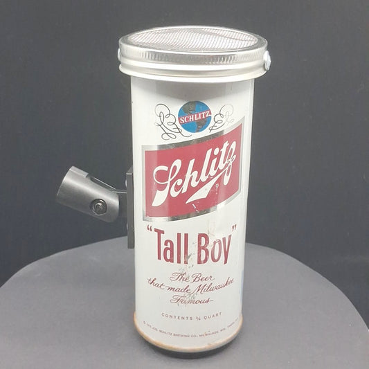 Lo Fi Beer Can Microphone - 3/4 Quart Tallboy Schlitz