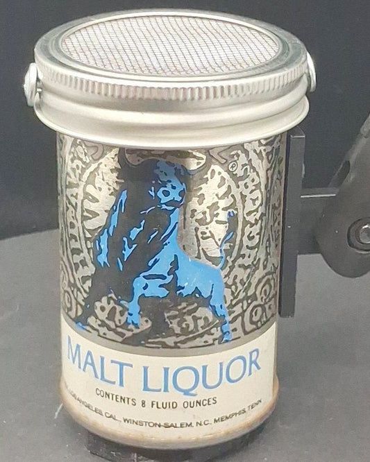 Lo Fi Beer Can Microphone - Blue Bull Tiny 8oz Schlitz