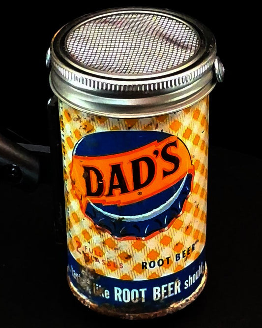 Lo Fi Soda Can Microphone - Rusty Dad's Root Beer