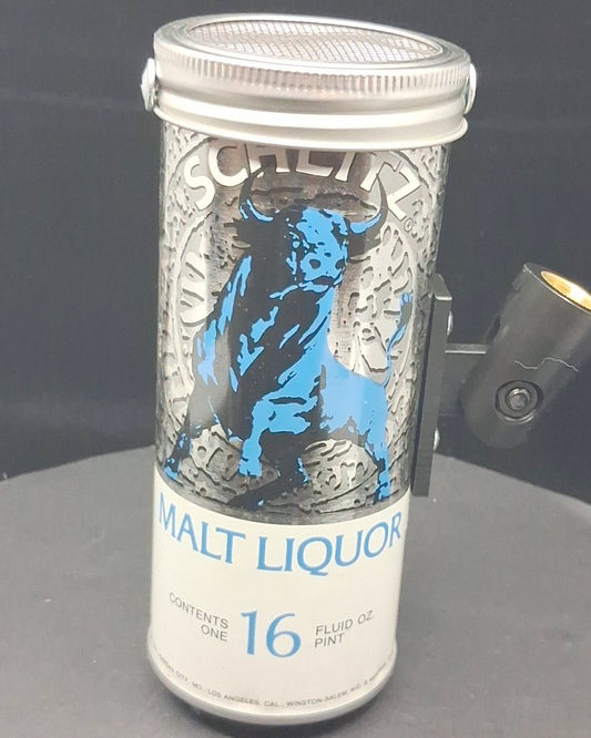 Lo Fi Beer Can Microphone - Blue Bull Tallboy Schlitz