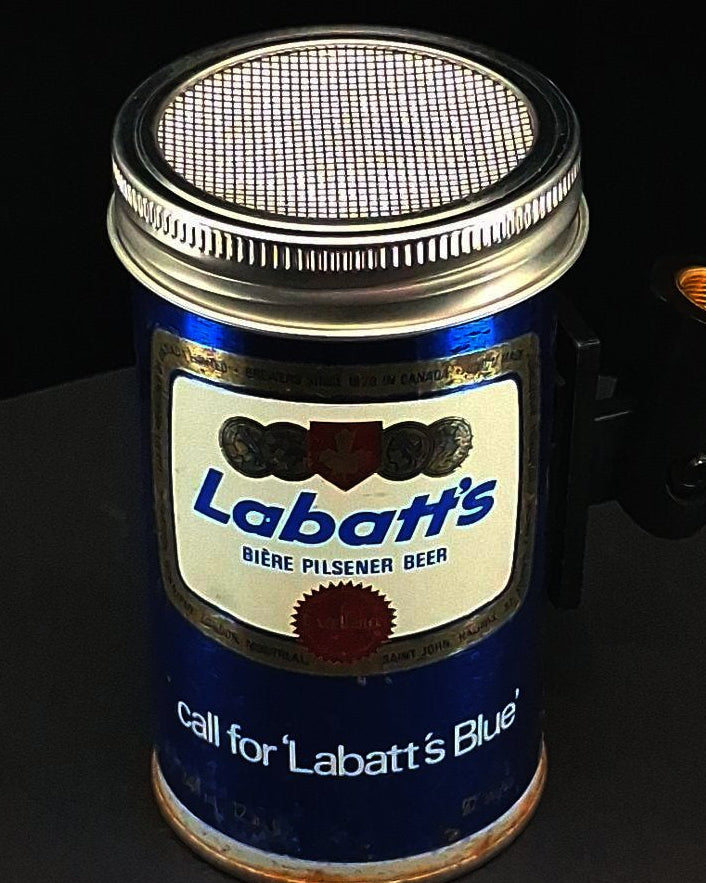 Lo Fi Beer Can Microphone - Canada Blue Labatt's