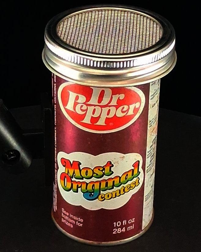 Lo Fi Soda Can Microphone - English and French Dr. Pepper