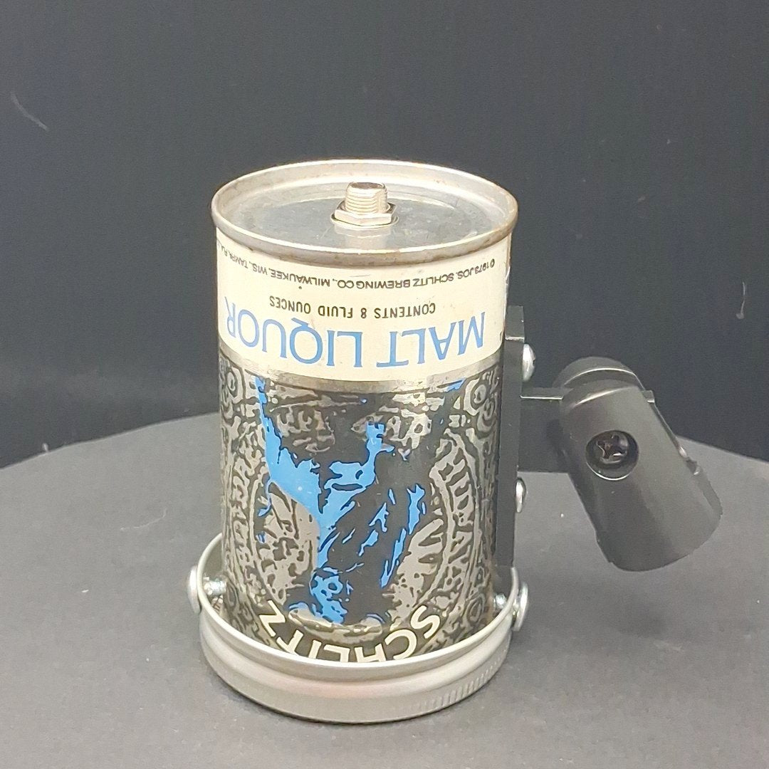 Lo Fi Beer Can Microphone - Blue Bull Tiny 8oz Schlitz