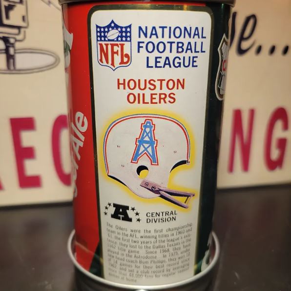 Lo Fi Soda Can Microphone - 1976 NFL Houston Oilers