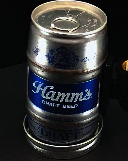 Lo Fi Beer Can Microphone - Hamm's Keg