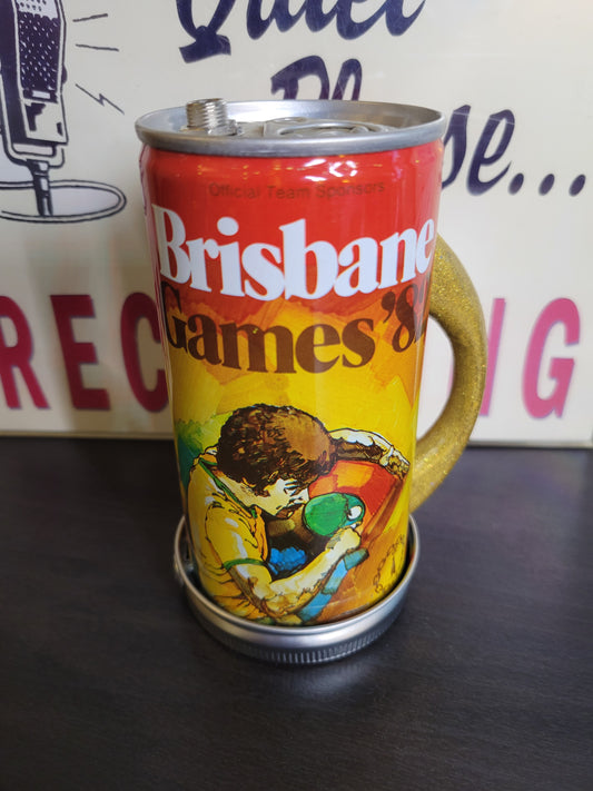 Lo Fi Beer Can Microphone - 1982 Brisbane Games Ping Pong