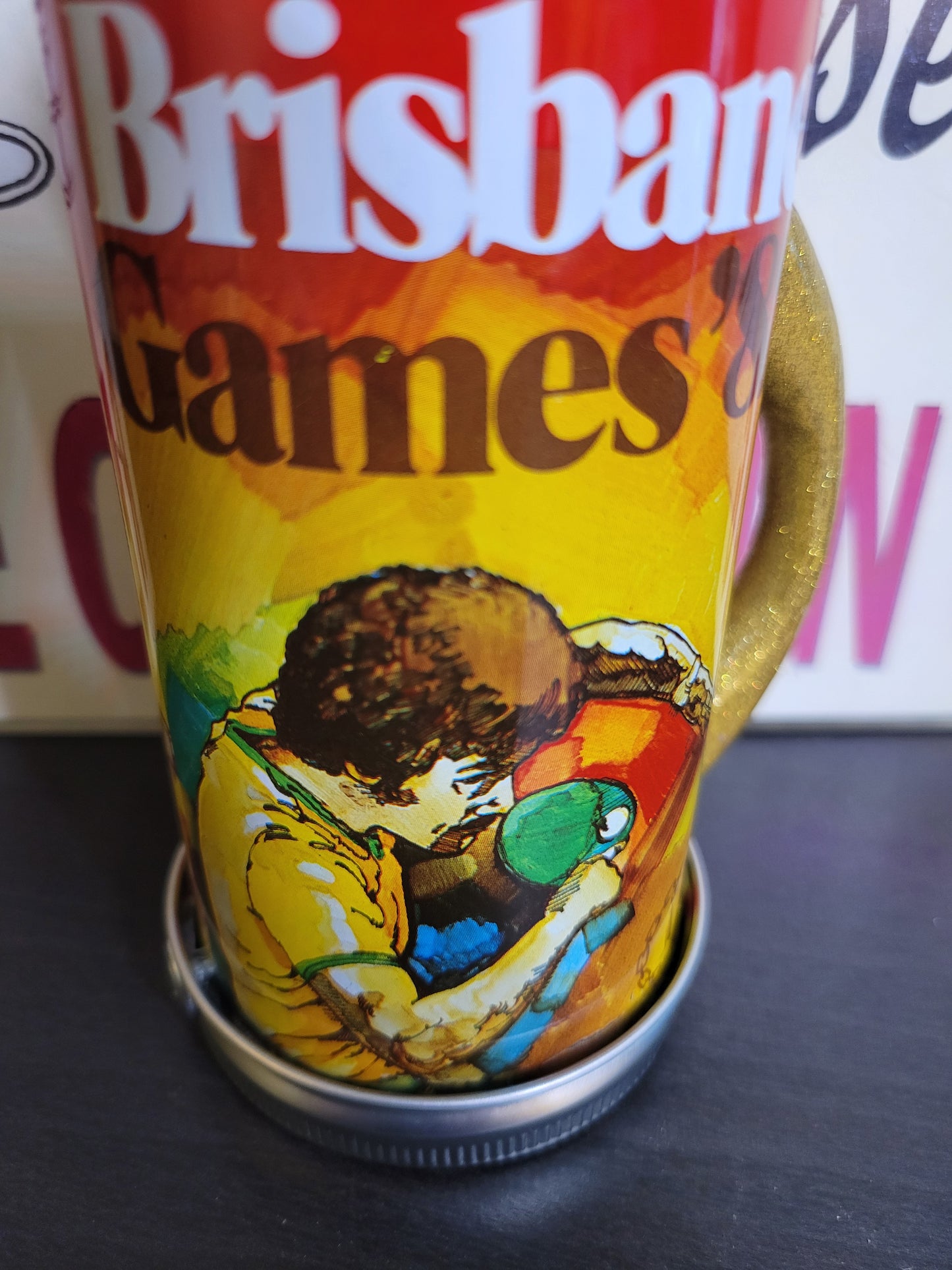 Lo Fi Beer Can Microphone - 1982 Brisbane Games Ping Pong