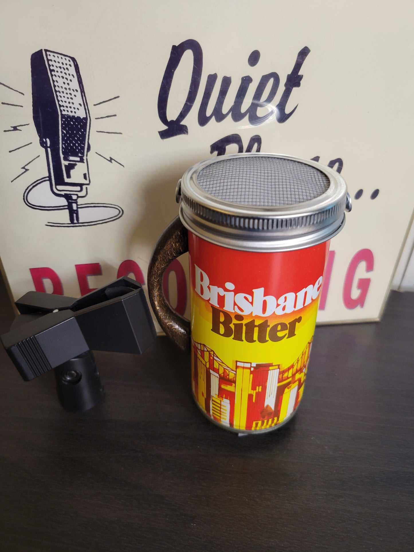 Lo Fi Beer Can Microphone - 1982 Brisbane Games Badminton