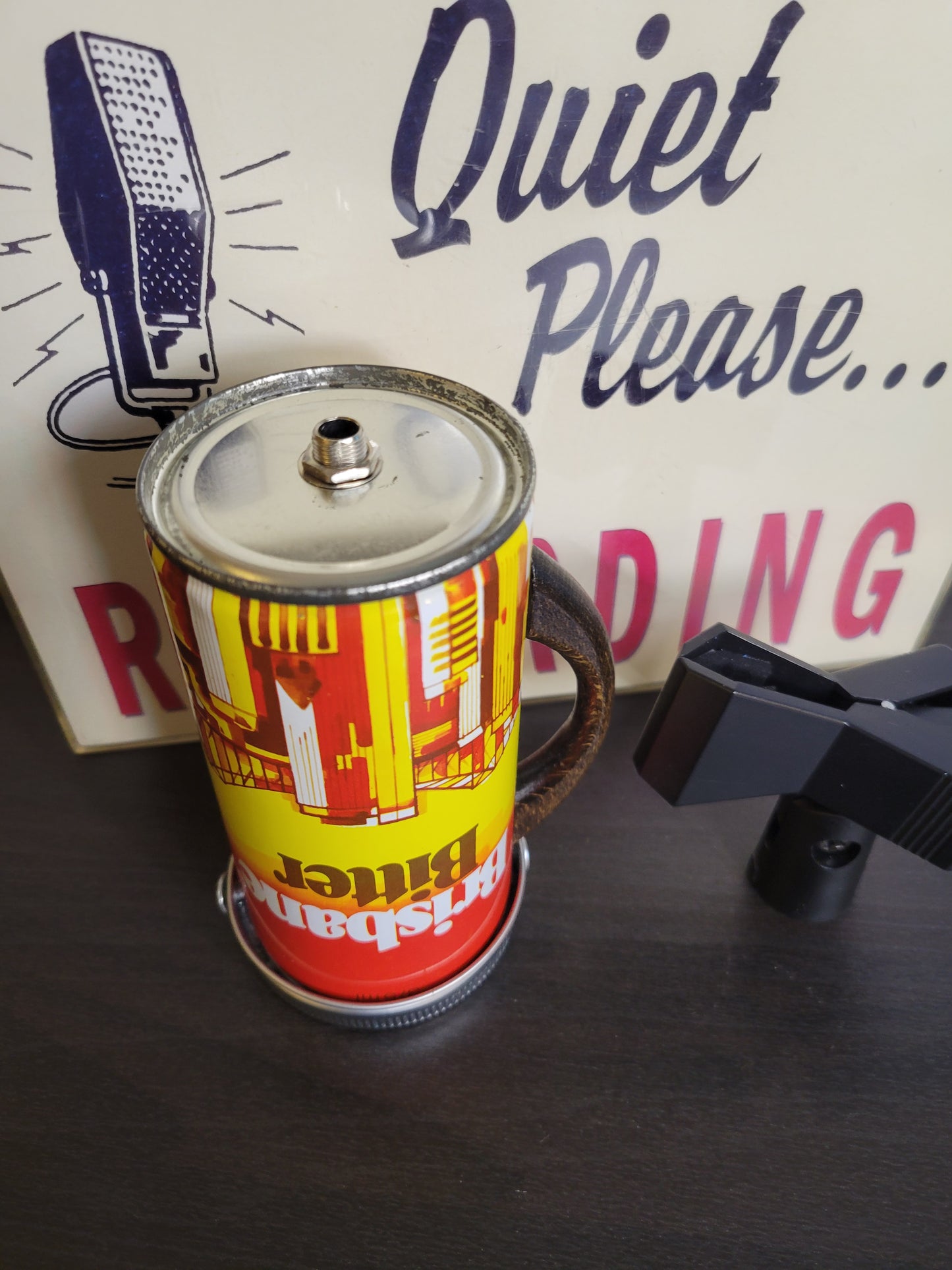 Lo Fi Beer Can Microphone - 1982 Brisbane Games Badminton