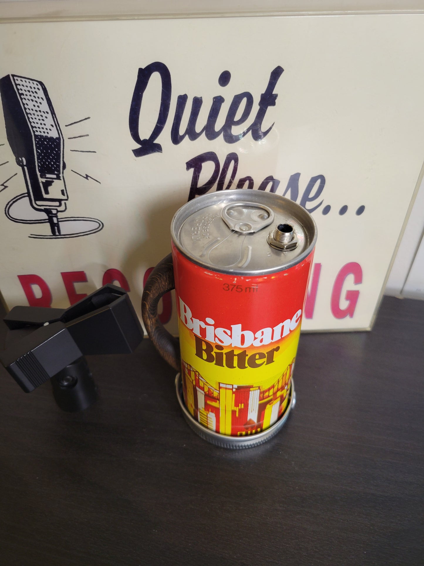 Lo Fi Beer Can Microphone - 1982 Brisbane Games Bocce Ball