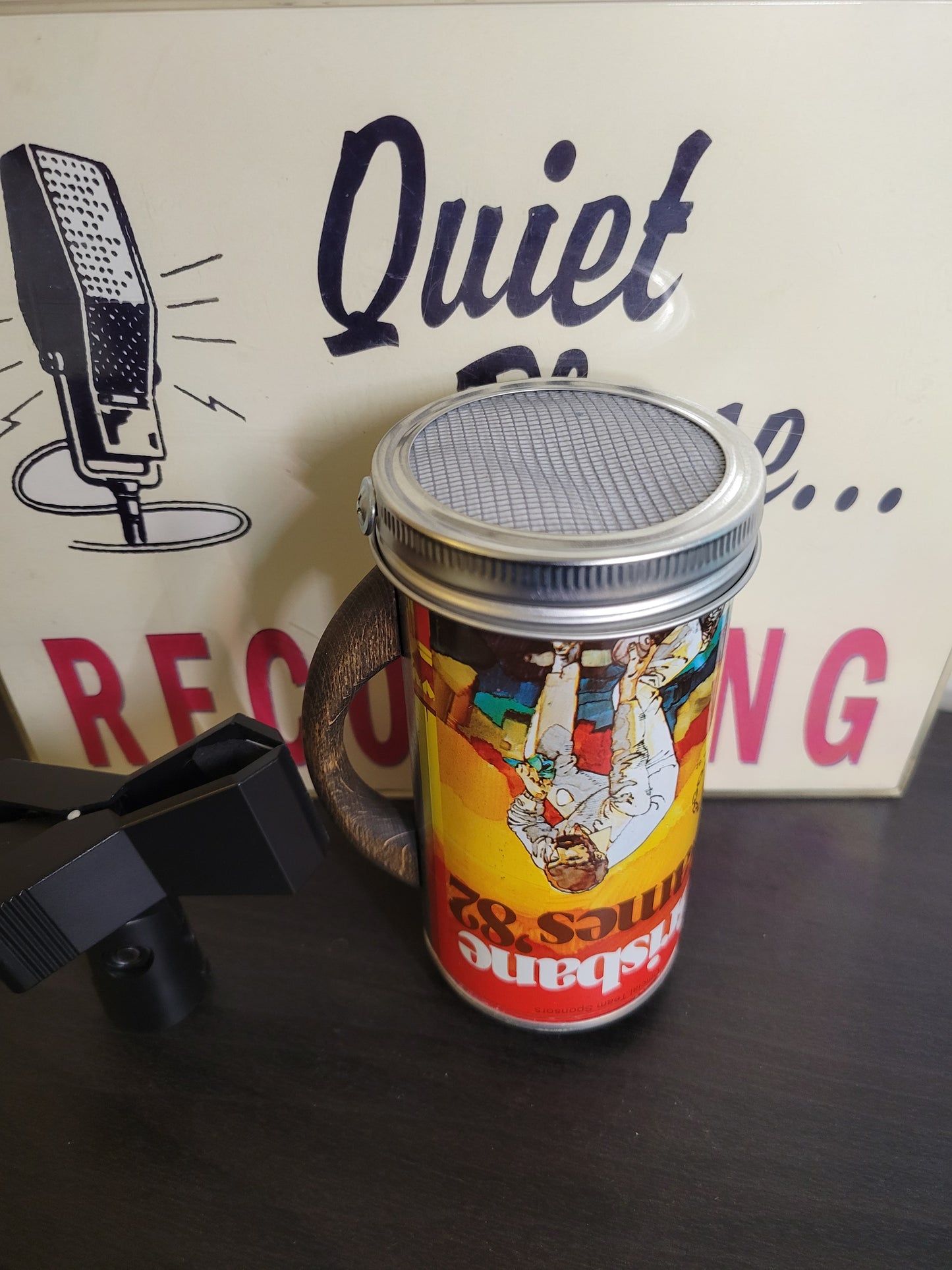 Lo Fi Beer Can Microphone - 1982 Brisbane Games Bocce Ball