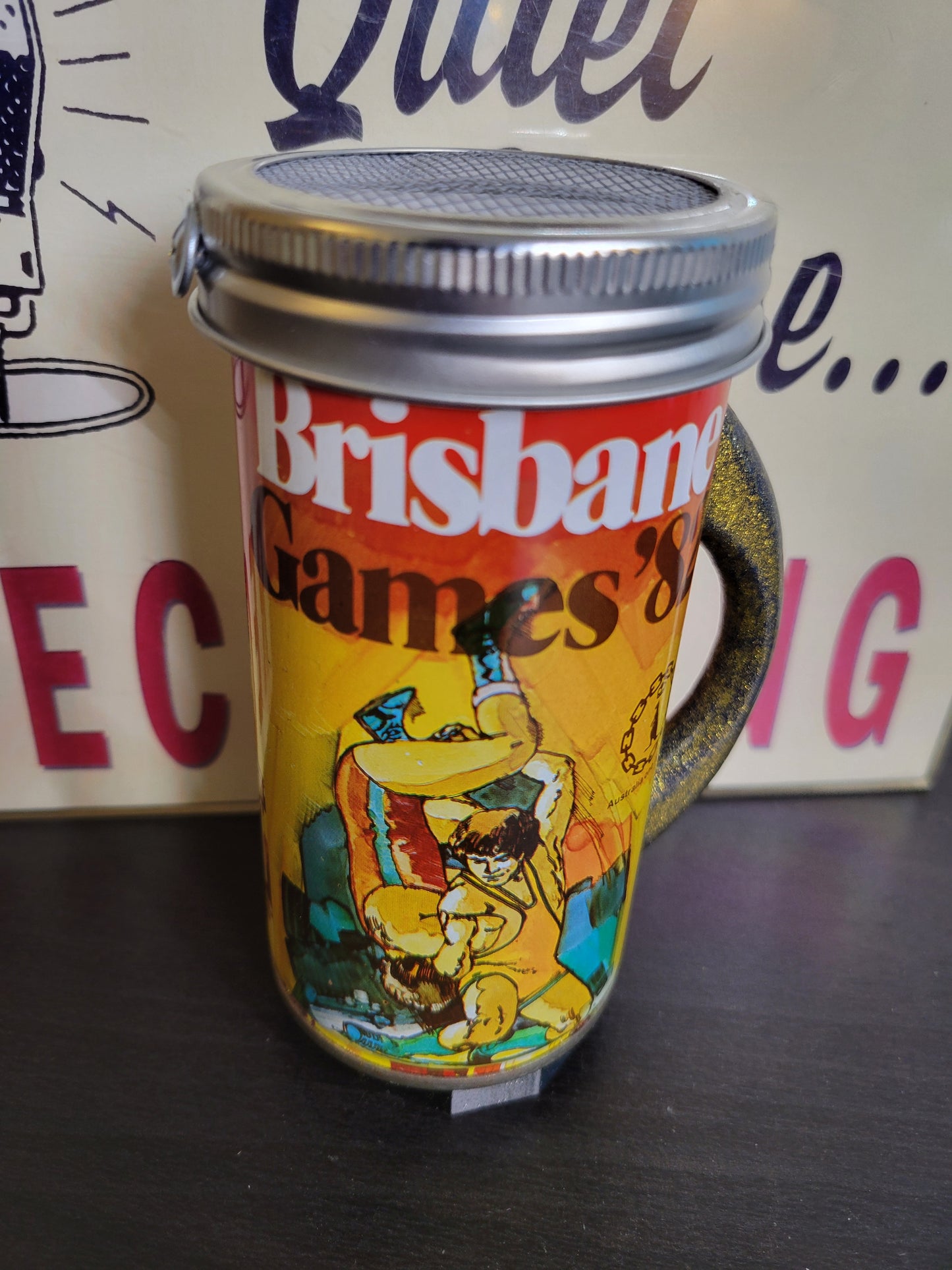 Lo Fi Beer Can Microphone - 1982 Brisbane Games Wrestling