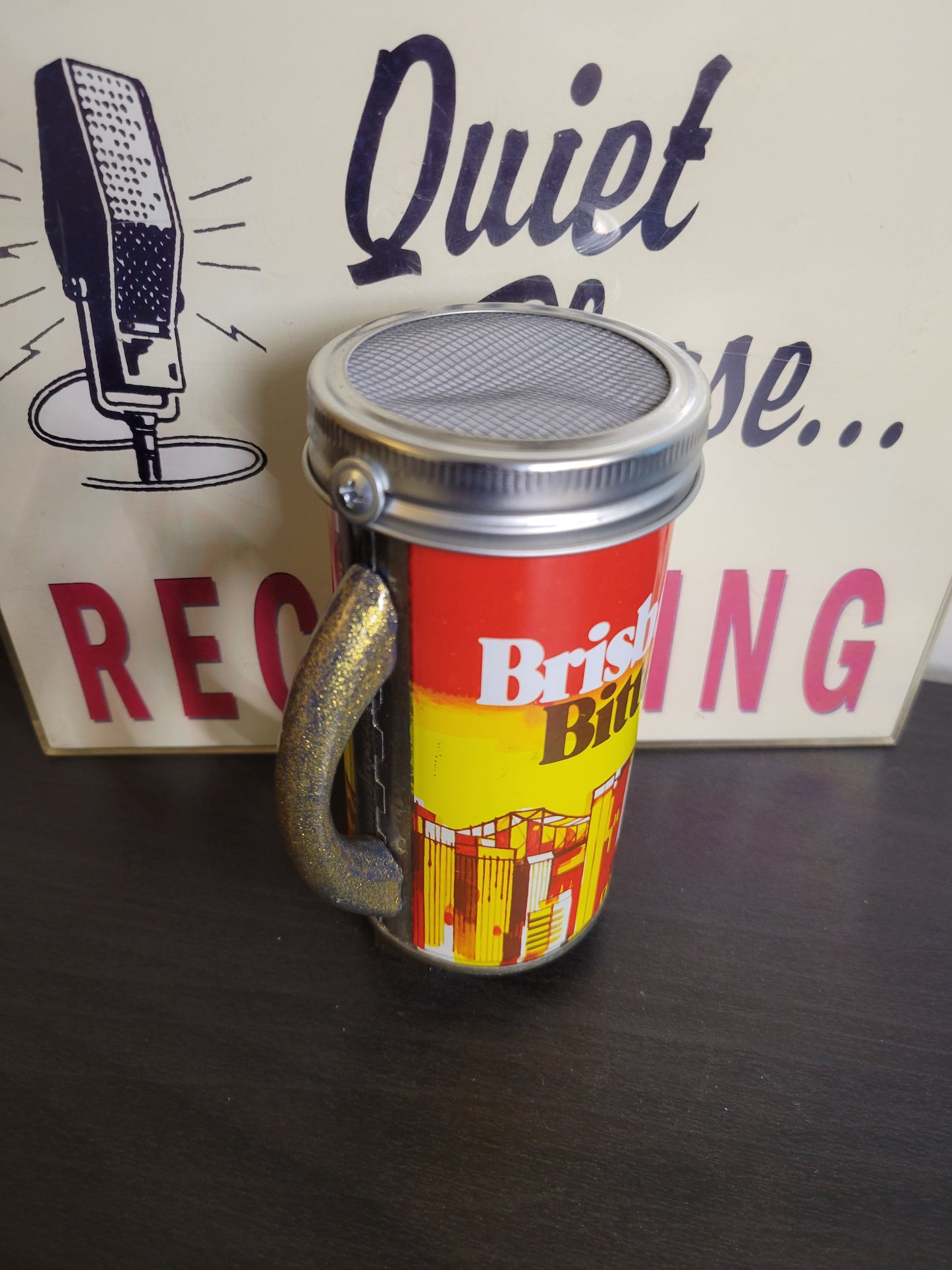 Lo Fi Beer Can Microphone - 1982 Brisbane Games Wrestling