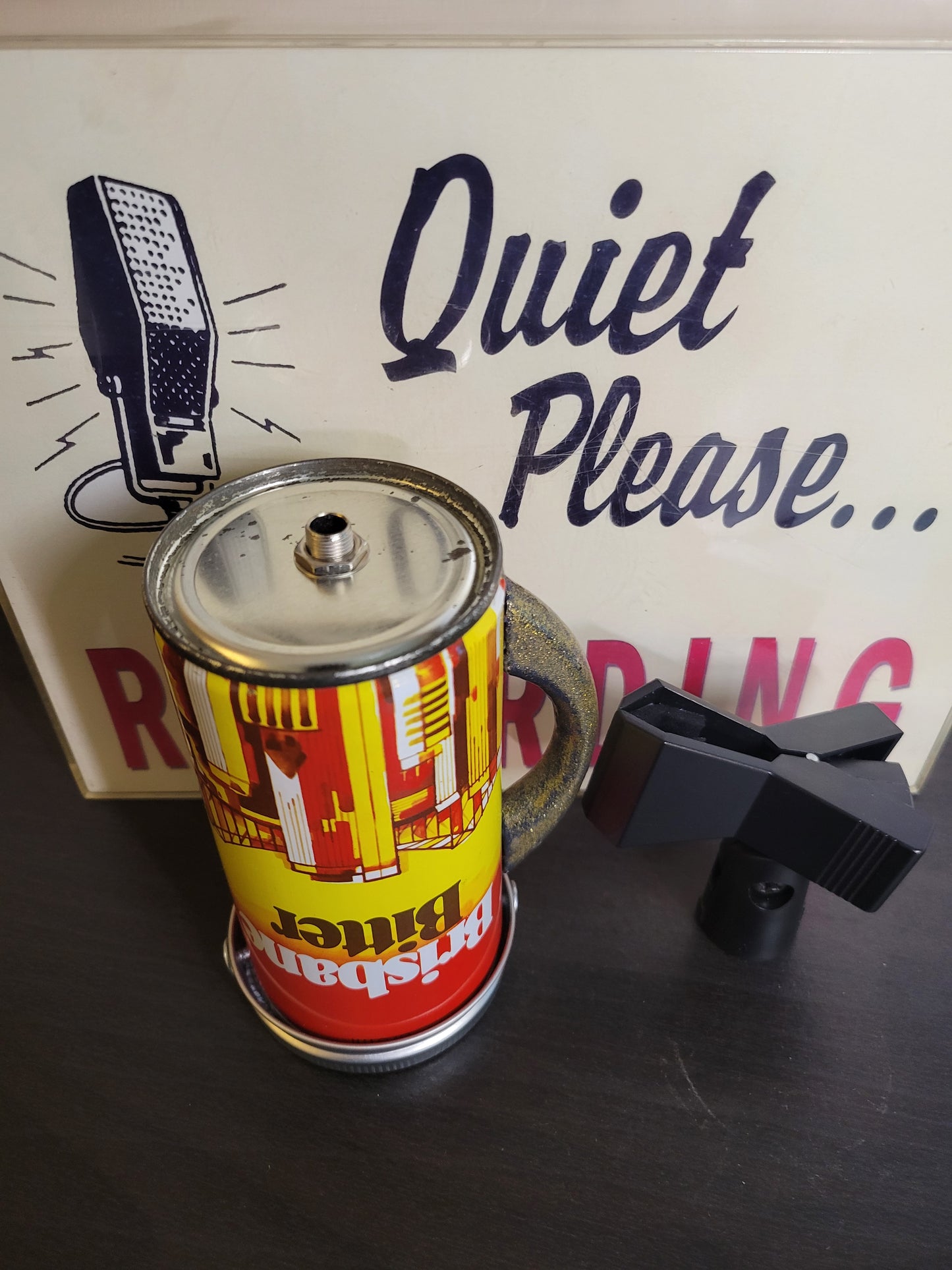 Lo Fi Beer Can Microphone - 1982 Brisbane Games Wrestling