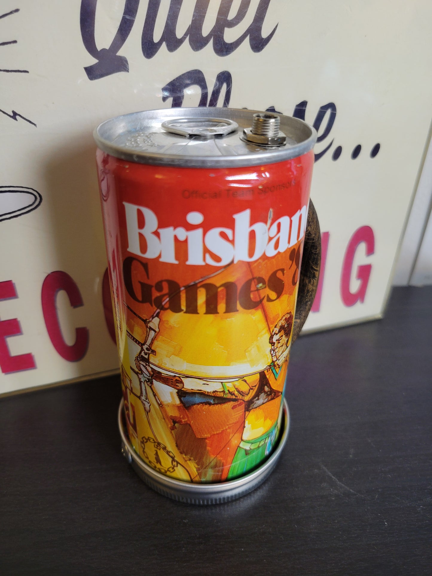 Lo Fi Beer Can Microphone - 1982 Brisbane Games Archery