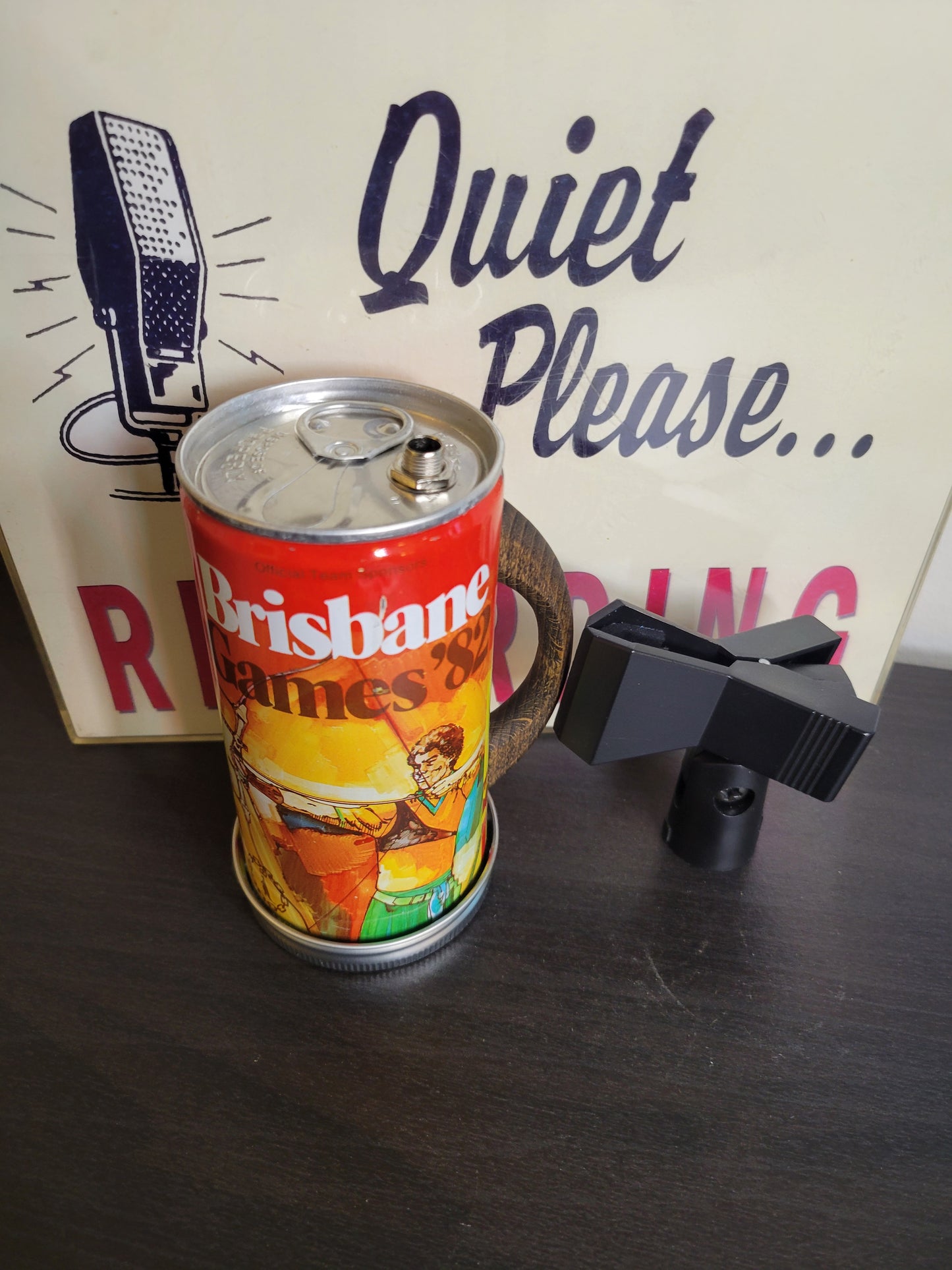 Lo Fi Beer Can Microphone - 1982 Brisbane Games Archery