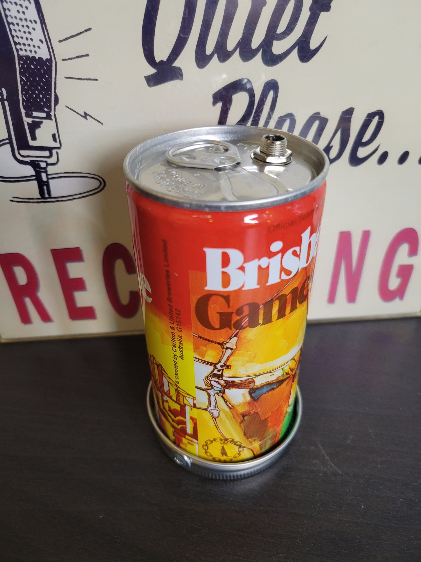 Lo Fi Beer Can Microphone - 1982 Brisbane Games Archery