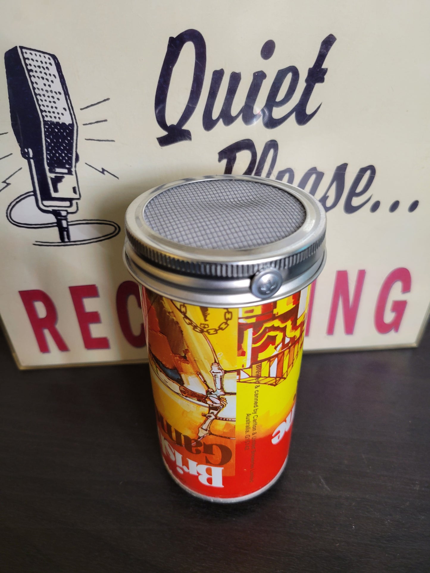 Lo Fi Beer Can Microphone - 1982 Brisbane Games Archery