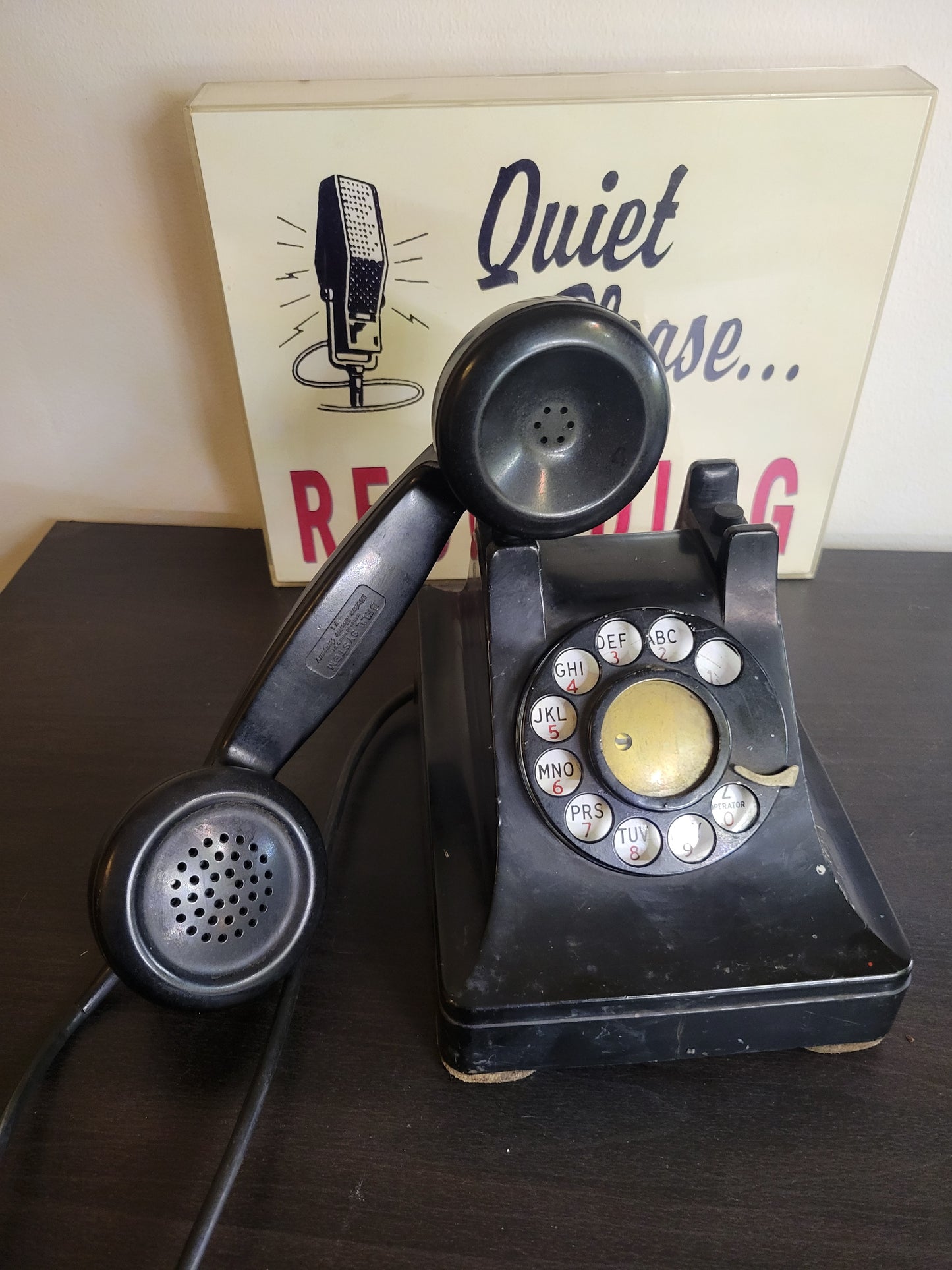 Telephone Microphone 1950's Western Electric Model 302 (Mute Effect)