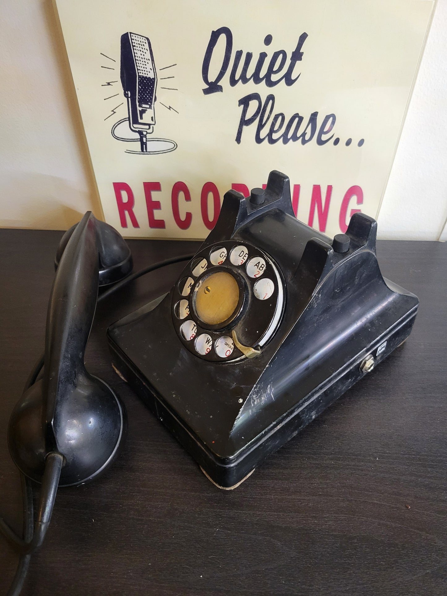 Telephone Microphone 1950's Western Electric Model 302 (Mute Effect)