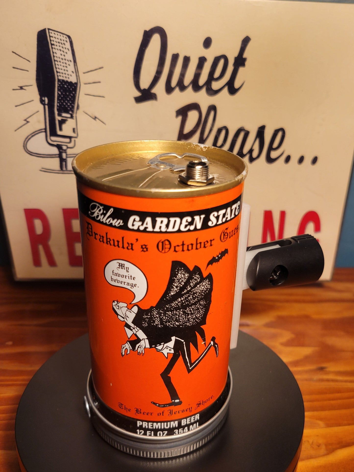 Lo Fi Beer Can Microphone - Halloween Bilow, Jersey Shore Drakula