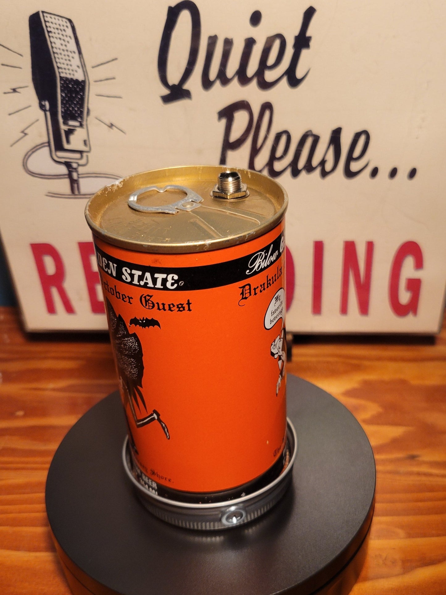 Lo Fi Beer Can Microphone - Halloween Bilow, Jersey Shore Drakula