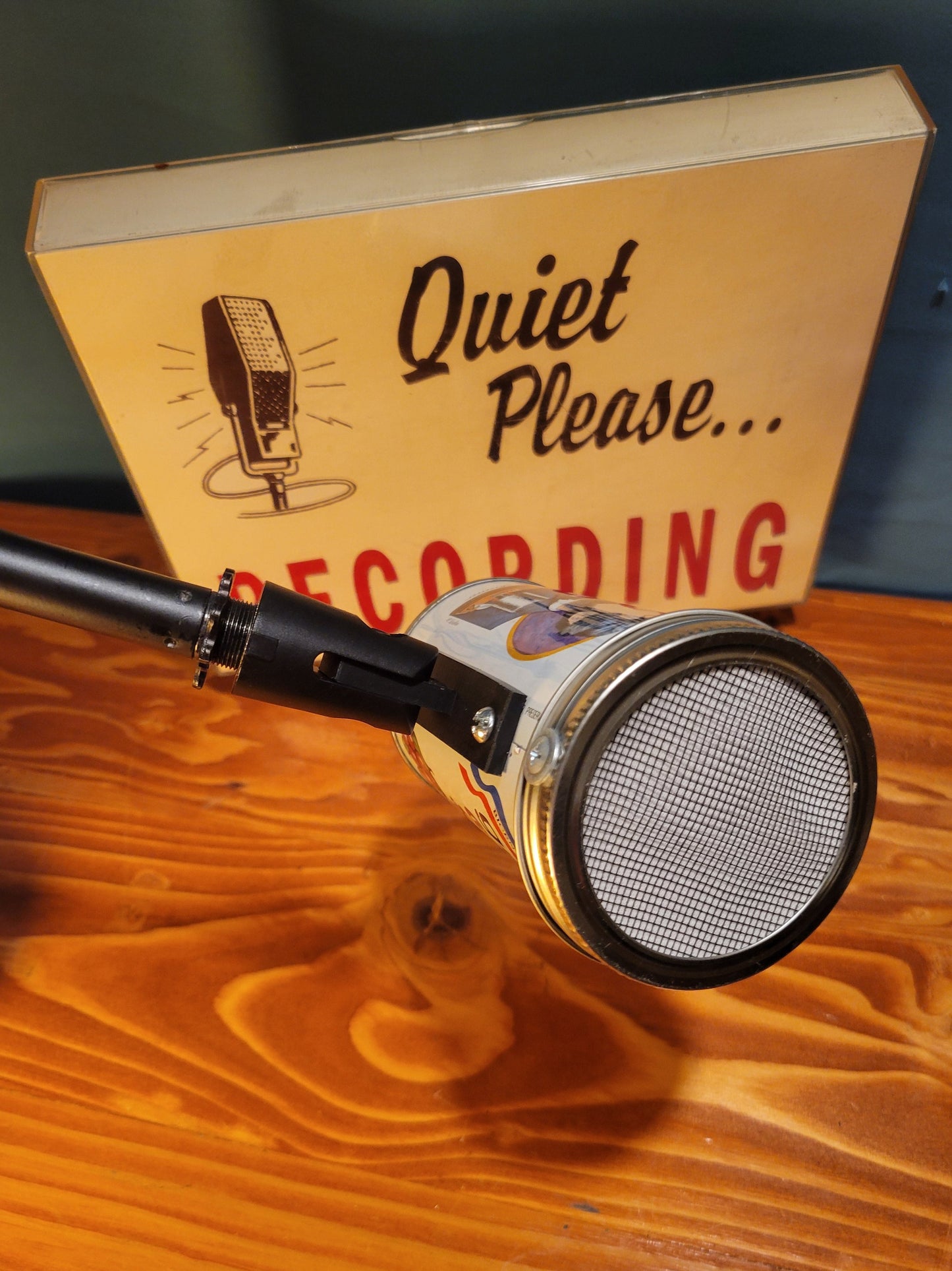 Lo Fi Soda Can Microphone - Graf's Grape, Alexander Graham Bell
