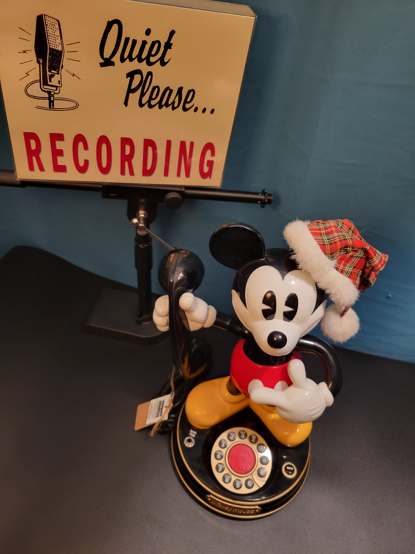 Telephone Microphone - Holiday Mickey Mouse