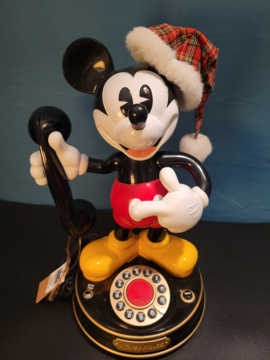 Telephone Microphone - Holiday Mickey Mouse