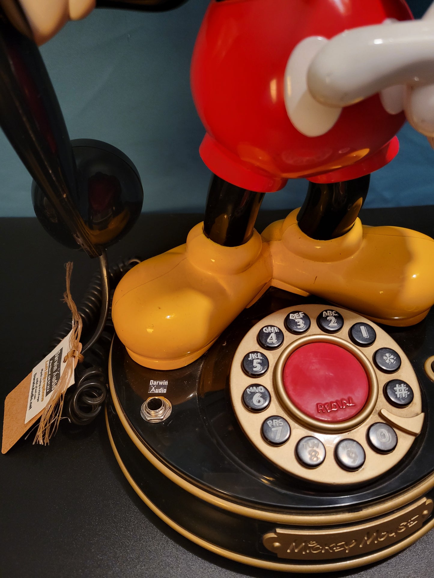 Telephone Microphone - Holiday Mickey Mouse