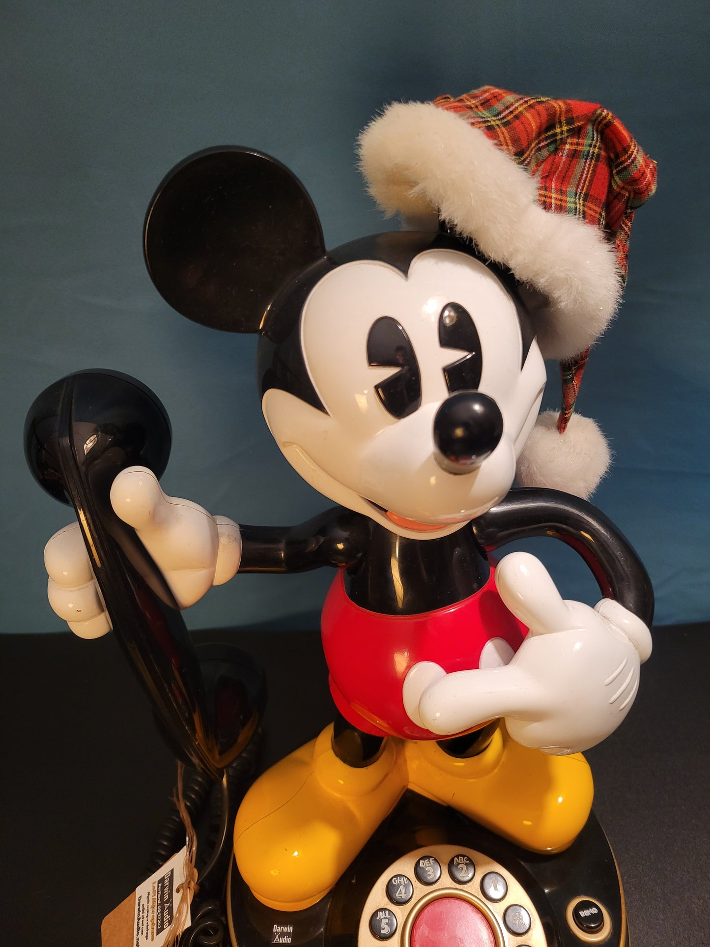 Telephone Microphone - Holiday Mickey Mouse