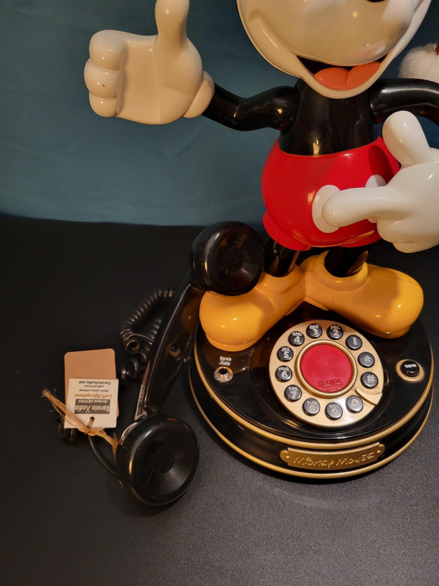 Telephone Microphone - Holiday Mickey Mouse