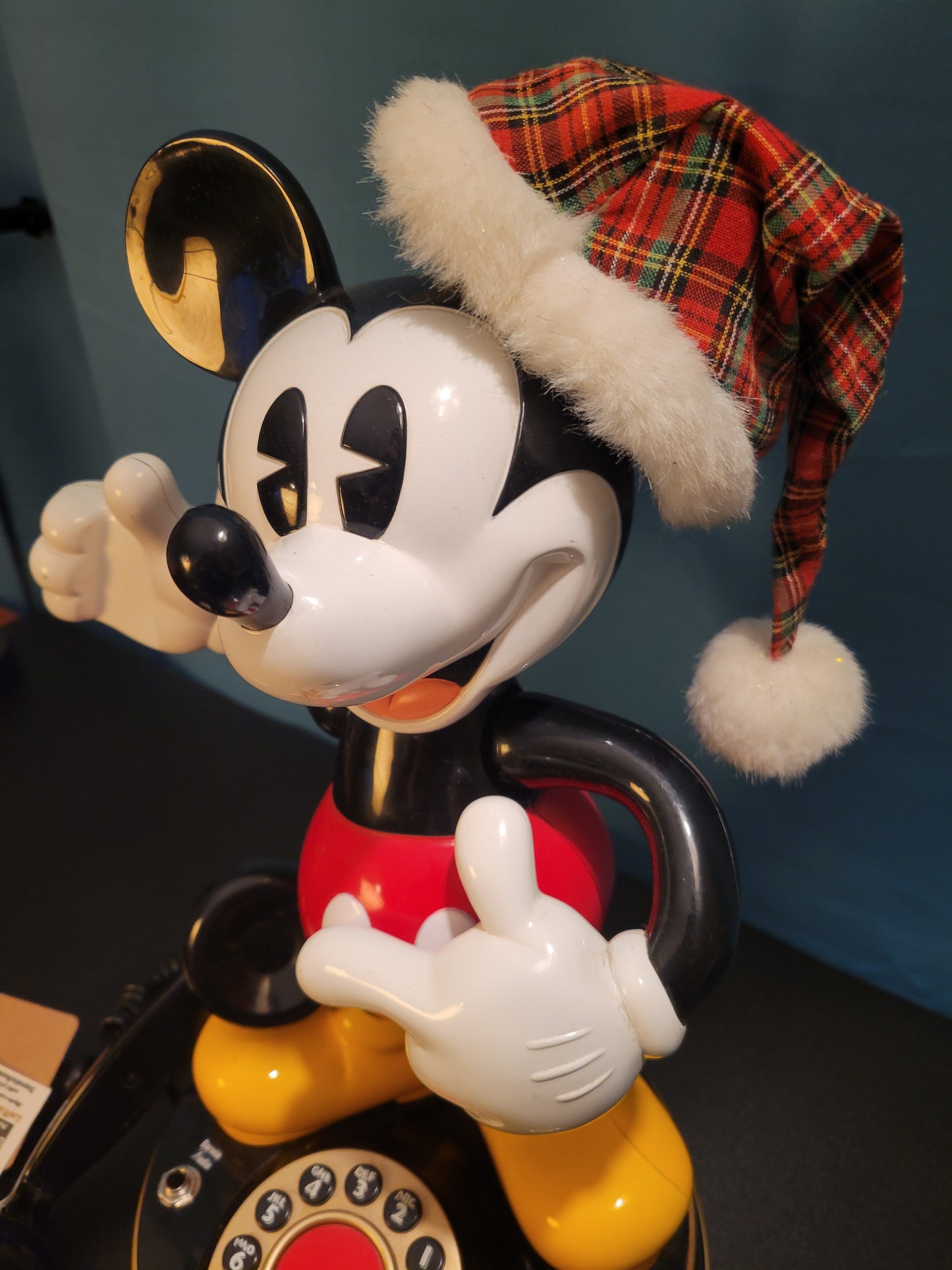 Telephone Microphone - Holiday Mickey Mouse