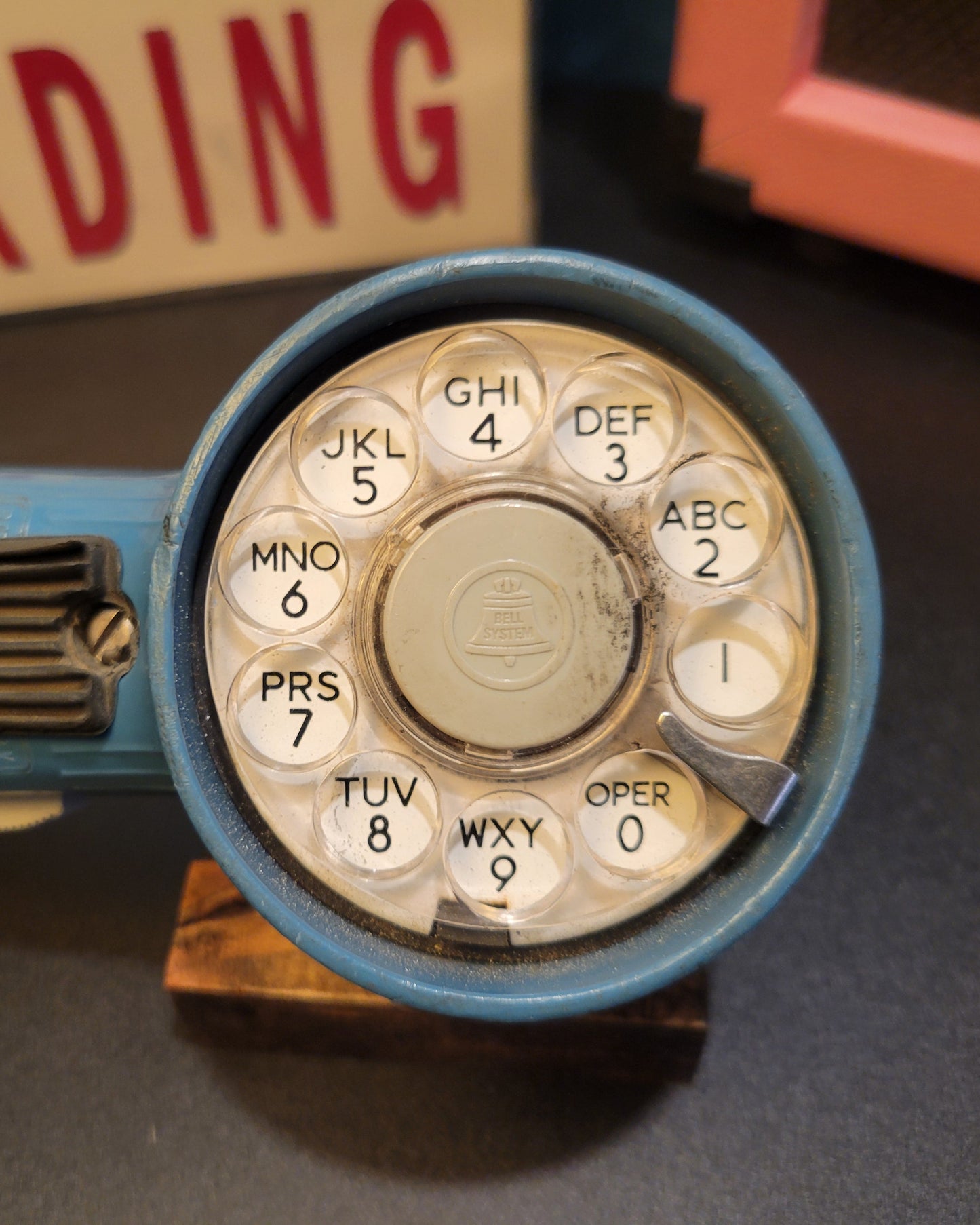 Telephone Microphone - 1970s Grey Tag Bell Electric Linesman